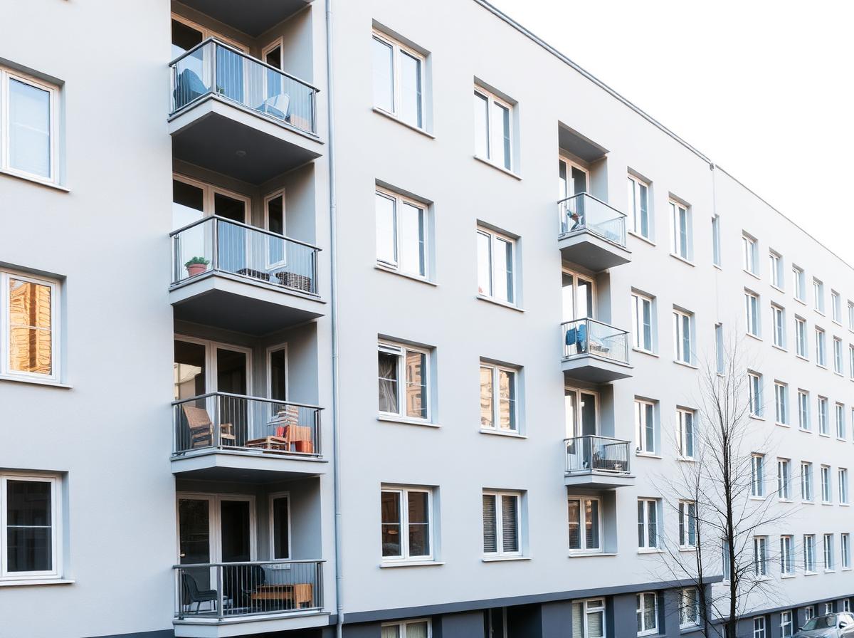 Kerrostalokaksio keskustassa